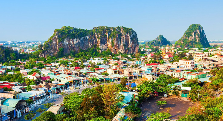 LINH UNG PAGODA - MARBLE MOUTAIN - HOI AN Small group < 14 pax, pickup from Danang 17 marble-mountains