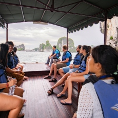 Bai Tu Long Bay Swan Cruises 3 Days 2 Nights 17 ontheferrytoswancruise