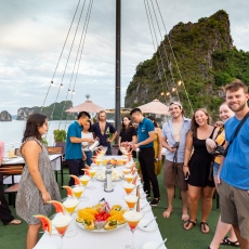 Bai Tu Long Bay Swan Cruises 3 Days 2 Nights 18 sunsetparty